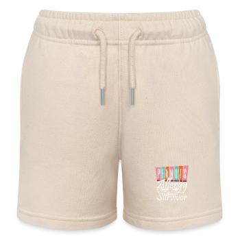 Peanut Allergy Survivor Awareness Nut Allergic - Kinder Organic Joggingshorts Mini Bolter von Stanley/Stella - Natur - Vorne