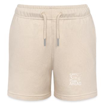 Immer 3 Züge voraus Schachspieler Lustiger Brett - Kinder Organic Joggingshorts Mini Bolter von Stanley/Stella - Natur - Vorne