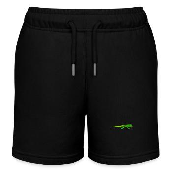 Zeichnung - Goldstaub-Taggecko - Kinder Organic Joggingshorts Mini Bolter von Stanley/Stella - Schwarz - Vorne