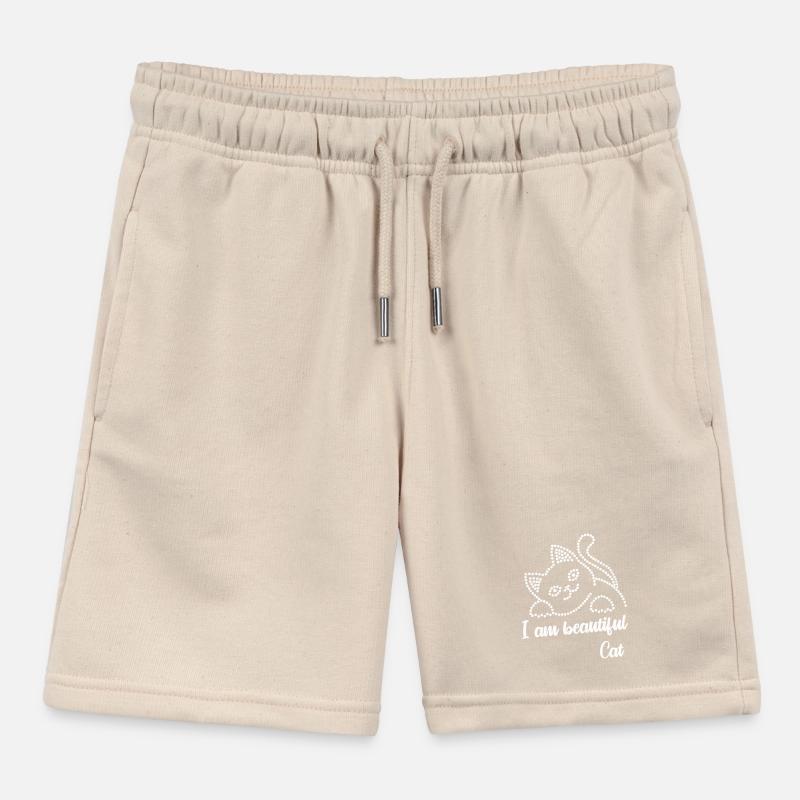 Ich bin eine wunderschöne Katze Kinder Organic Joggingshorts Mini Bolter von Stanley/Stella