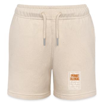 Yes I Have A Peanut Allergic. Awareness Nut Allerg - Kinder Organic Joggingshorts Mini Bolter von Stanley/Stella - Natur - Vorne