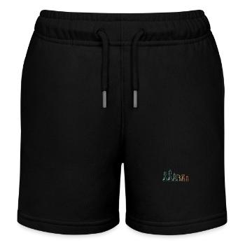 Schachfiguren, Brettspielliebhaber, Nerd, Geek - Kinder Organic Joggingshorts Mini Bolter von Stanley/Stella - Schwarz - Vorne