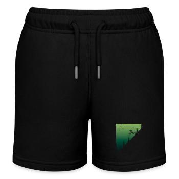 Cadeau de VTT VTT Descente - Short de jogging enfant bio Stanley/Stella - noir - Devant
