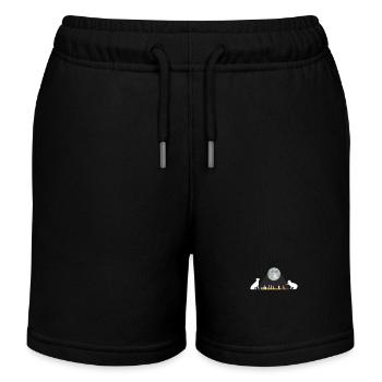 Drôle Jeu d’échecs Jeu de société Coach Dog - Short de jogging enfant bio Stanley/Stella - noir - Devant