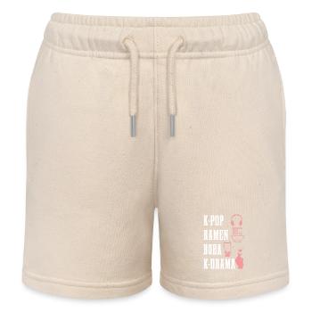 K-Pop Fan cadeau musique pop coréenne - Short de jogging enfant bio Stanley/Stella - écru doux - Devant
