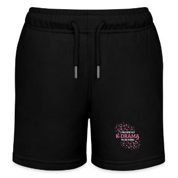 K-Drama K-Pop Fan cadeau coréen - Short de jogging enfant bio Stanley/Stella - noir - Devant