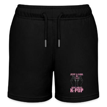 K-Pop Fan cadeau musique pop coréenne - Short de jogging enfant bio Stanley/Stella - noir - Devant