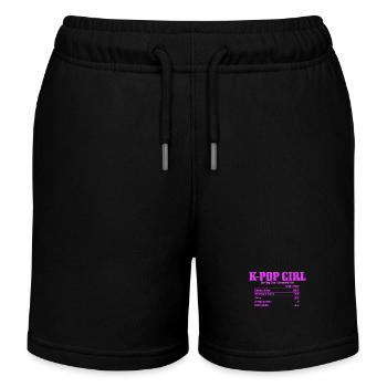 K-Pop Fan cadeau musique pop coréenne - Short de jogging enfant bio Stanley/Stella - noir - Devant