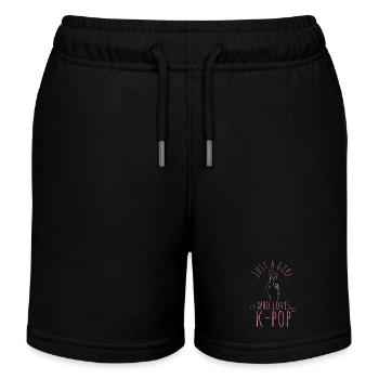 K-Pop Fan cadeau musique pop coréenne - Short de jogging enfant bio Stanley/Stella - noir - Devant