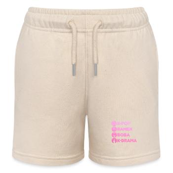 K-Pop Fan cadeau musique pop coréenne - Short de jogging enfant bio Stanley/Stella - écru doux - Devant