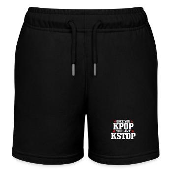 K-Pop Fan cadeau musique pop coréenne - Short de jogging enfant bio Stanley/Stella - noir - Devant