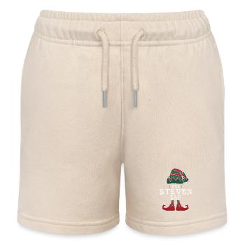 Steven Elf Familie Passende Gruppe Weihnachten Papa - Kinder Organic Joggingshorts Mini Bolter von Stanley/Stella - Natur - Vorne
