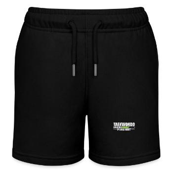 Taekwondo Loading Please Wait Kampfsport - Kinder Organic Joggingshorts Mini Bolter von Stanley/Stella - Schwarz - Vorne