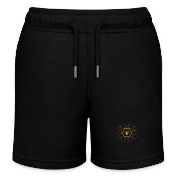 Imker Geschenk Bienen Vintage - Kinder Organic Joggingshorts Mini Bolter von Stanley/Stella - Schwarz - Vorne