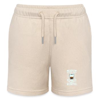 Lächeln mit Ristretto - Kinder Organic Joggingshorts Mini Bolter von Stanley/Stella - Natur - Vorne