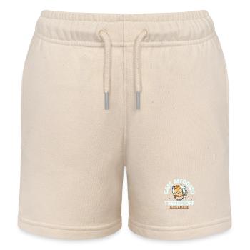 Mein Treibstoff ist Café Affogato - Kinder Organic Joggingshorts Mini Bolter von Stanley/Stella - Natur - Vorne