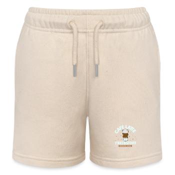 Mein Treibstoff ist Caffè Latte - Kinder Organic Joggingshorts Mini Bolter von Stanley/Stella - Natur - Vorne