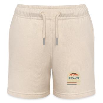 Legends are born in 1961 - Kids Organic Sweat Shorts by Stanley/Stella - soft Ecru - Front