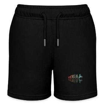 Motocross Entwicklung - Kinder Organic Joggingshorts Mini Bolter von Stanley/Stella - Schwarz - Vorne