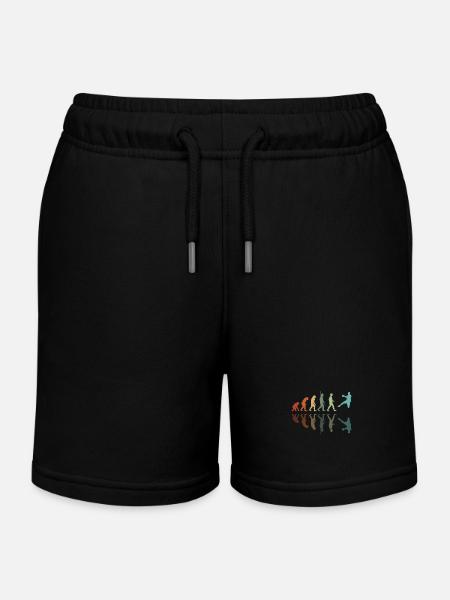 Handball-Evolution - Kinder Organic Joggingshorts Mini Bolter von Stanley/Stella - Schwarz