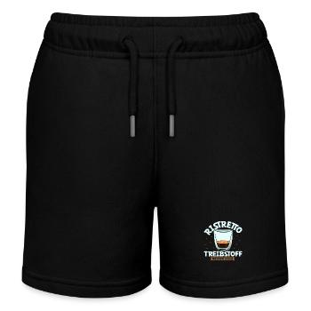 Mein Treibstoff ist Ristretto - Kinder Organic Joggingshorts Mini Bolter von Stanley/Stella - Schwarz - Vorne