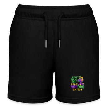 Ne me fais pas aller tout vaudou sur toi Mardi Gras Carn - Short de jogging enfant bio Stanley/Stella - noir - Devant