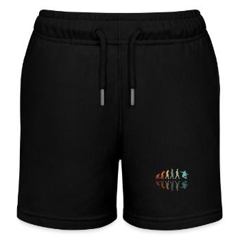 Skater Évolution - Short de jogging enfant bio Stanley/Stella - noir - Devant