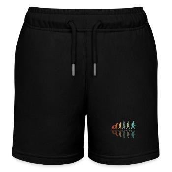 Feuerwehr Entwicklung - Kinder Organic Joggingshorts Mini Bolter von Stanley/Stella - Schwarz - Vorne