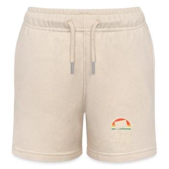 Birthday Fun 1946 - Kids Organic Sweat Shorts by Stanley/Stella - soft Ecru - Front
