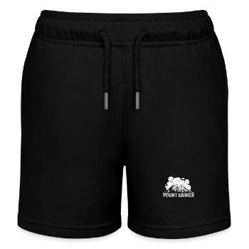 Mount Rainier Washington Cascade Range - Kinder Organic Joggingshorts Mini Bolter von Stanley/Stella - Schwarz - Vorne