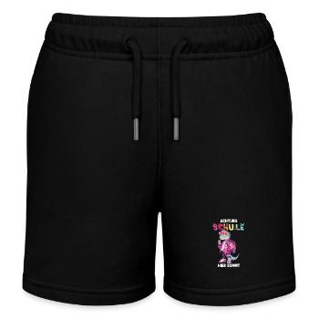 Dino Name Personalisierbar Einschulung Schule - Kinder Organic Joggingshorts Mini Bolter von Stanley/Stella - Schwarz - Vorne