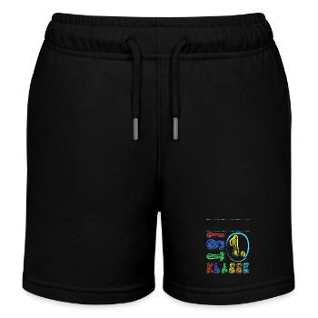 1. Klasse Name Personalisierbar Einschulung Schule - Kinder Organic Joggingshorts Mini Bolter von Stanley/Stella - Schwarz - Vorne
