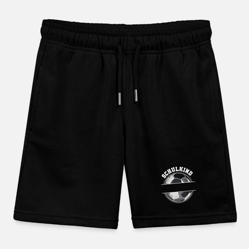 Fußball Personalisierbar Name Schulkind Schule Kinder Organic Joggingshorts Mini Bolter von Stanley/Stella