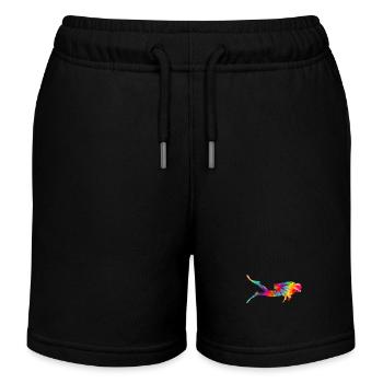 Tauchen Lustig Vintage Taucher Geschenk - Kinder Organic Joggingshorts Mini Bolter von Stanley/Stella - Schwarz - Vorne