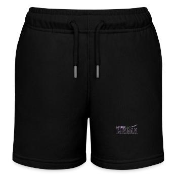 Lavande maman plante jardin parfum - Short de jogging enfant bio Stanley/Stella - noir - Devant