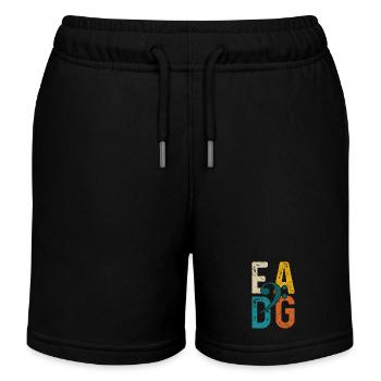Bassist Bass Gitarre Lustiges Geschenk - Kinder Organic Joggingshorts Mini Bolter von Stanley/Stella - Schwarz - Vorne