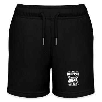 Je viens de déposer un chauffeur de camion de chargement - Short de jogging enfant bio Stanley/Stella - noir - Devant