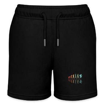 Guitare Entwicklung - Kinder Organic Joggingshorts Mini Bolter von Stanley/Stella - Schwarz - Vorne