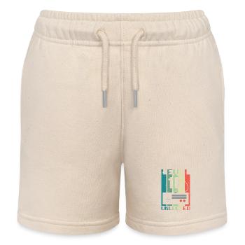 Level 16 freigeschaltet - Kinder Organic Joggingshorts Mini Bolter von Stanley/Stella - Natur - Vorne