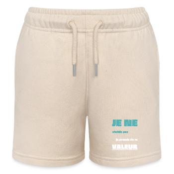 Männer, Frauen, Humorvoll, Humorvolles T-Shirt-Geschenk - Kinder Organic Joggingshorts Mini Bolter von Stanley/Stella - Natur - Vorne