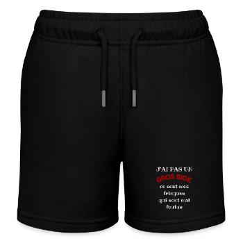 Männer, Frauen, Humorvoll, Humorvolles T-Shirt-Geschenk - Kinder Organic Joggingshorts Mini Bolter von Stanley/Stella - Schwarz - Vorne