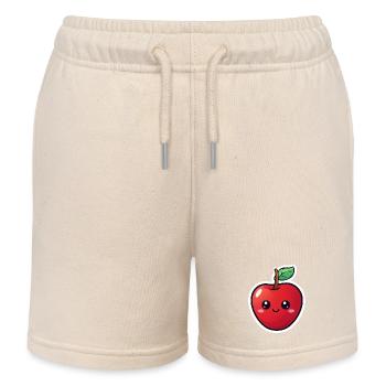 Cerisier Kawai - Short de jogging enfant bio Stanley/Stella - écru doux - Devant