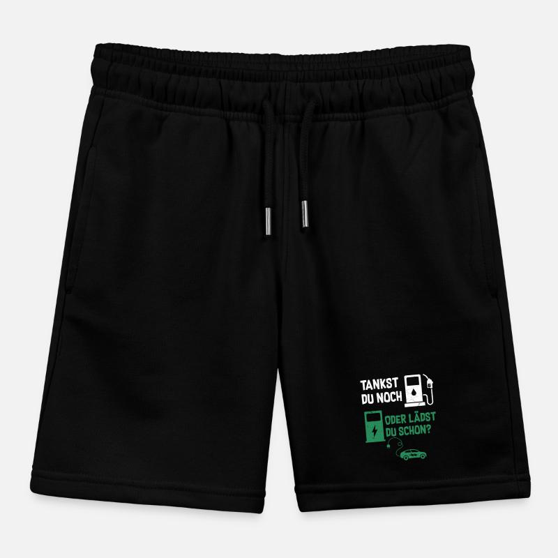 Tankst Du Noch Oder Lädst Du Schon? Kinder Organic Joggingshorts Mini Bolter von Stanley/Stella