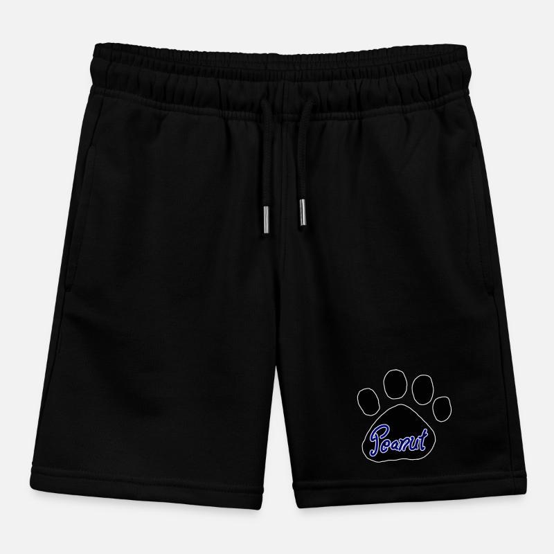 Peanut Logo Kids Organic Sweat Shorts by Stanley/Stella