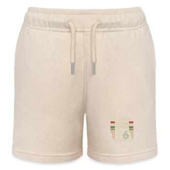 Legendary year of birth 1961 - Kids Organic Sweat Shorts by Stanley/Stella - soft Ecru - Front