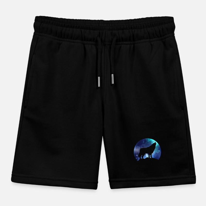 Wolf Geschenk Kinder Organic Joggingshorts Mini Bolter von Stanley/Stella