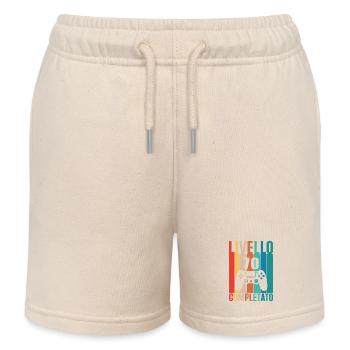 Stufe 70 - Kinder Organic Joggingshorts Mini Bolter von Stanley/Stella - Natur - Vorne