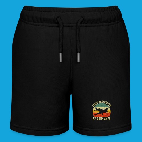 Easily Distracted by Airplanes - Stanley/Stella Kinder Bio-Joggingshorts MINI BOLTER