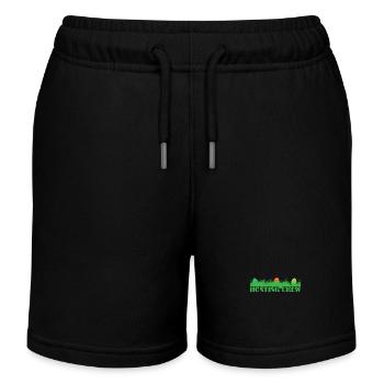 Hunting Crew Easter Easter Bunny Easter Eggs - Kids Organic Sweat Shorts by Stanley/Stella - black - Front