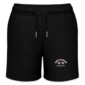 Amsterdam Pays-Bas Hollande Souvenir - Short de jogging enfant bio Stanley/Stella - noir - Devant